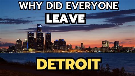 what happened to detroit|why are people leaving detroit.
